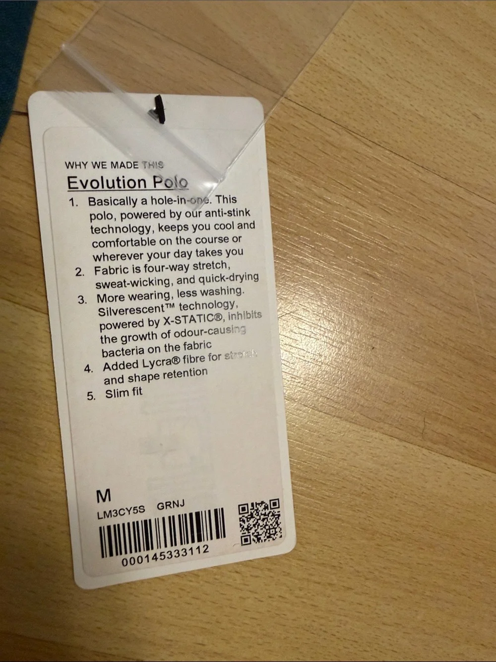 LULULEMON | NWT Evolution Polo | Men’s M